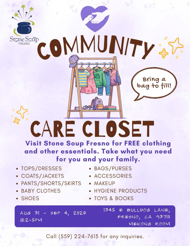 Community Care Closet - Stone Soup Fresno
