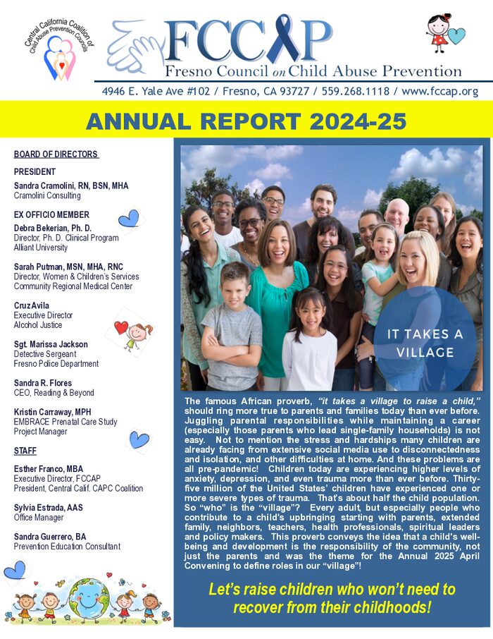 FCCAP 2024–2025 Annual Report cover
