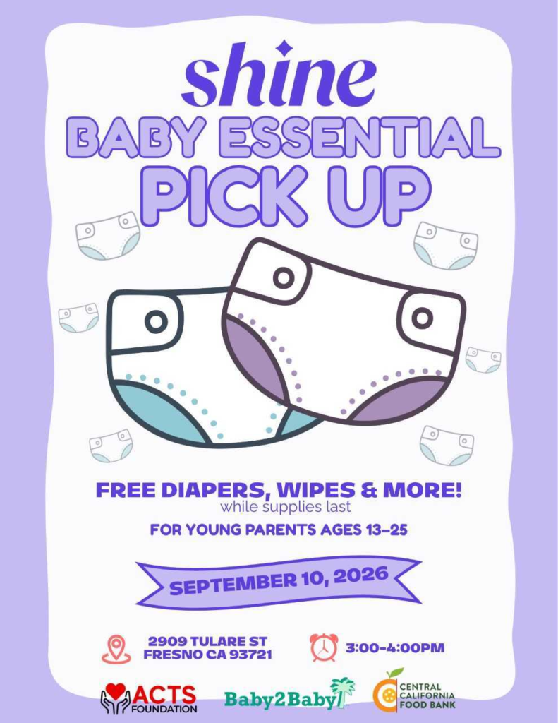 SHINE Baby Essential Pick Up - September 10, 2026